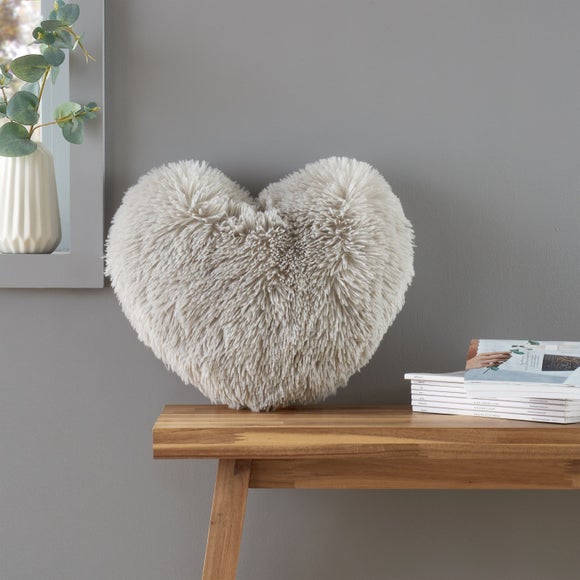Catherine Lansfield Cuddly Heart Cushion - image 1