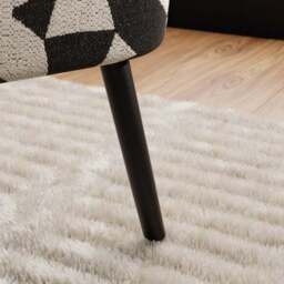 Eliza Abstract Jacquard Wooden Arm Occasional Chair - thumbnail 5