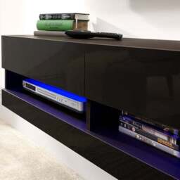 "Galicia Extra Wide TV Unit with Shelving for TVs up to 75""" - thumbnail 3
