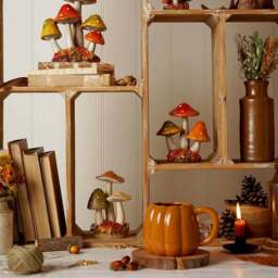 Country Living Mushroom Trio Ornament - thumbnail 6