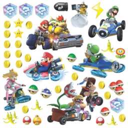 Mario Kart 8 Peel and Stick Wall Stickers - thumbnail 2
