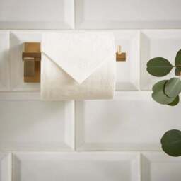 Modern Luxe Square Toilet Roll Holder - thumbnail 2