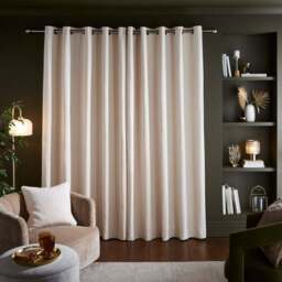 Luxe Textured Chenille Eyelet Curtains - thumbnail 4