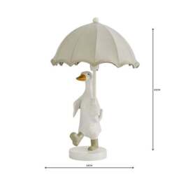 Darcy Resin Duck White Table Lamp - thumbnail 5