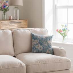Floral Tapestry Square Cushion Cover - thumbnail 1