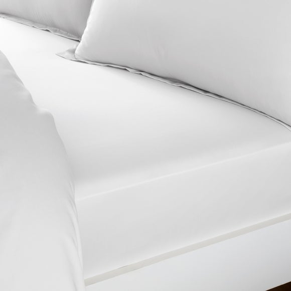 Hotel Cotton Sateen 400 Thread Count Grip Fitted Sheet - image 1