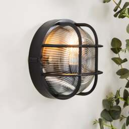 Indoor Outdoor Bulkhead Industrial Wall Light - thumbnail 1