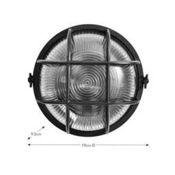 Indoor Outdoor Bulkhead Industrial Wall Light - thumbnail 6