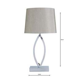 Como Chrome Table Lamp - thumbnail 5