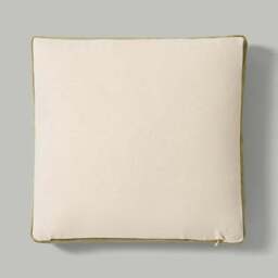 Box Edge Cotton Velvet Cushion - thumbnail 4