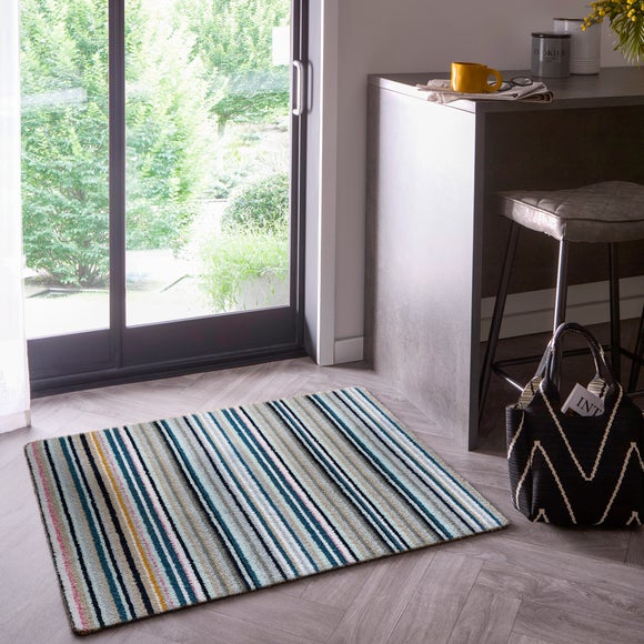 Marvel Striped Cotton Washable Doormat - image 1