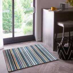 Marvel Striped Cotton Washable Doormat - thumbnail 1