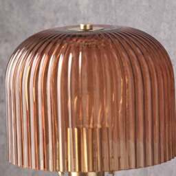 Pacific Lifestyle Zandra Retro Ribbed Table Lamp - thumbnail 2
