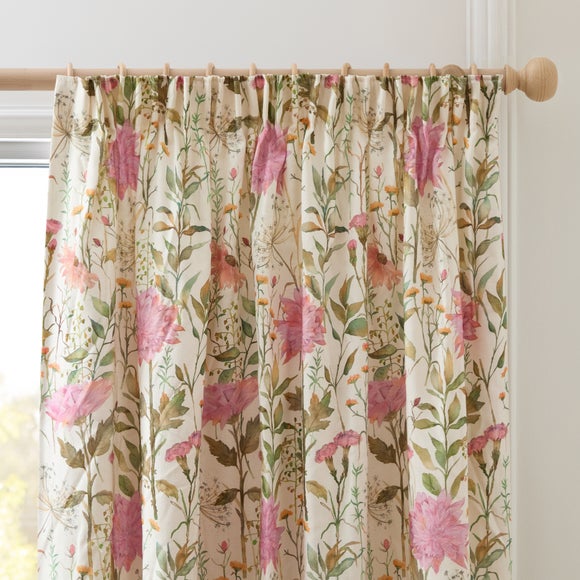 Voyage Delamere Blossom Pencil Pleat Curtains - image 1