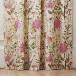 Voyage Delamere Blossom Pencil Pleat Curtains - thumbnail 4