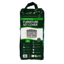 4 Seater Round Garden Furniture Set Super Tough Cover - thumbnail 3