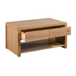 Curve Coffee Table, Oak - thumbnail 3