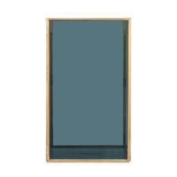 Brass & Smoked Glass Panelled Square Hurricane Candle Holder - thumbnail 4