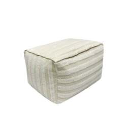 Striped Bean Bag Pouffe - thumbnail 4