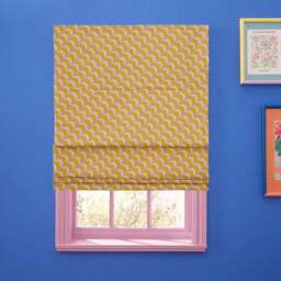 Sophie Robinson Wiggle Dot Diagonal Stripe Blackout Roman Blind - thumbnail 3