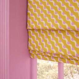 Sophie Robinson Wiggle Dot Diagonal Stripe Blackout Roman Blind - thumbnail 4