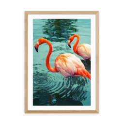 East End Prints Flamingoes Print by Honey Island Studio - thumbnail 2