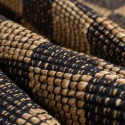 Jute Checkerboard Rug - thumbnail 2