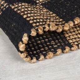 Jute Checkerboard Rug - thumbnail 3