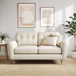 Sven Chunky Tonal Weave 2 Seater Sofa