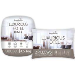 Snuggledown Luxurious Hotel 4.5 Tog Summer Duvet and Pillow Set - thumbnail 2