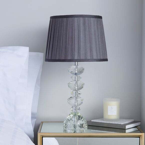Dorma Genevieve Crystal Candlestick Table Lamp by Dunelm