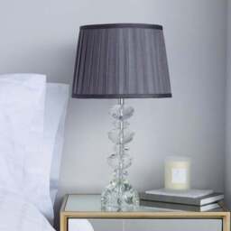 Dorma Genevieve Crystal Candlestick Table Lamp - thumbnail 2