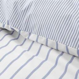 Bianca Hampton Stripe 200 Thread Count 100% Cotton Duvet Cover & Pillowcase Set - thumbnail 5