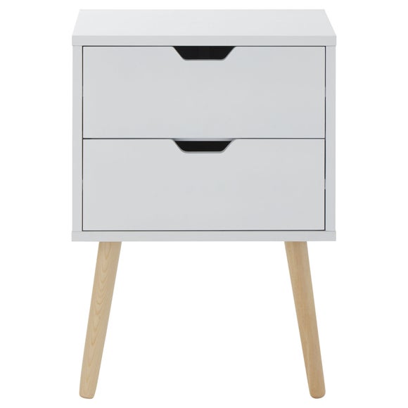 Nyborg 2 Drawer Bedside Table - image 1