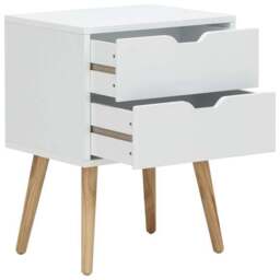 Nyborg 2 Drawer Bedside Table - thumbnail 5