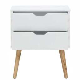 Nyborg 2 Drawer Bedside Table - thumbnail 4