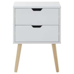 Nyborg 2 Drawer Bedside Table - thumbnail 1