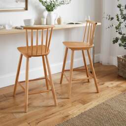 Harvey Bar Stool, Beech Wood - thumbnail 1