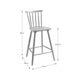 Harvey Bar Stool, Beech Wood - thumbnail 6