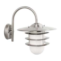 Centauri Opaque Glass Outdoor Wall Light - thumbnail 4