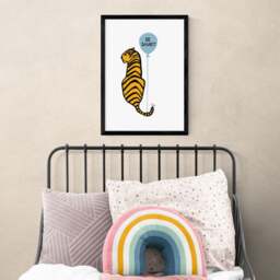 East End Prints Be Smart Tiger Print - thumbnail 1