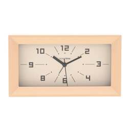 Hometime Rectangle Analogue Alarm Clock - thumbnail 1