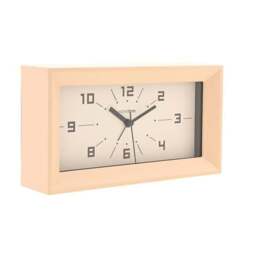 Hometime Rectangle Analogue Alarm Clock - thumbnail 2