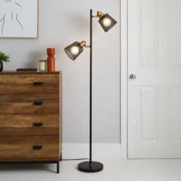 Idris Industrial Floor Lamp - thumbnail 1