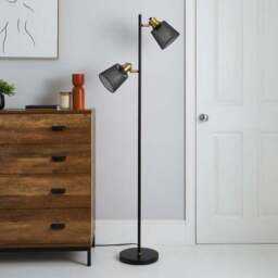 Idris Industrial Floor Lamp - thumbnail 2