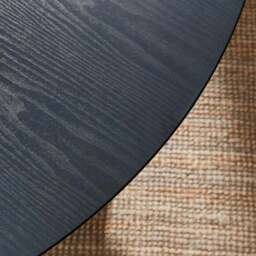 Effy 4 Seater Round Dining Table, Wood Effect - thumbnail 2