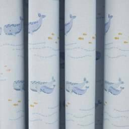 Little Whales Blackout Eyelet Curtains - thumbnail 4