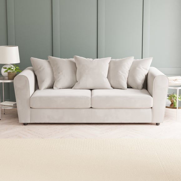 Blake Curved Arm Opulent Velvet 3 Seater Sofa - image 1
