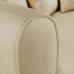 Blake Curved Arm Opulent Velvet 3 Seater Sofa - thumbnail 4