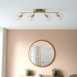 Tia 4 Light Semi Flush Spotlight Bar - thumbnail 4